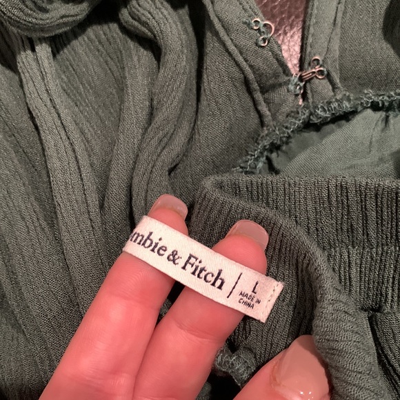 Abercrombie & Fitch Tie strap babydoll midaxi dress - Picture 4 of 6